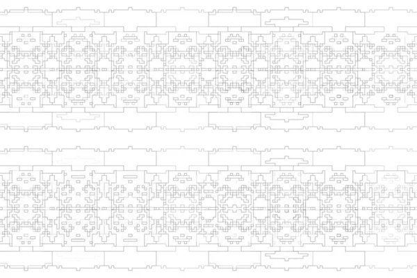 Abstrakcyjne Tło Monochromatyczna Faktura Czarno Białe Linie Białym Tle — Zdjęcie stockowe