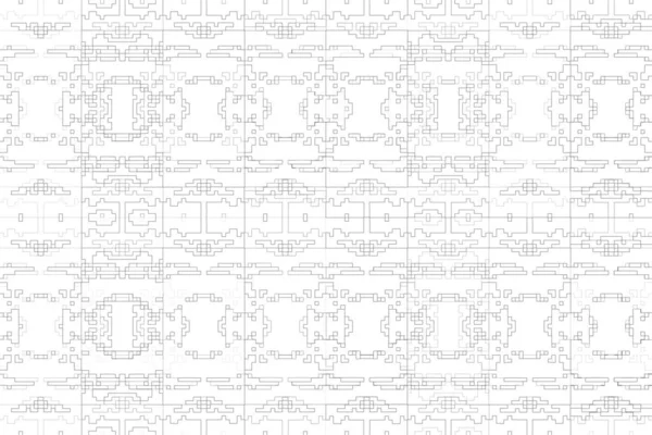 Contexte Abstrait Texture Monochrome Lignes Noires Blanches Sur Fond Blanc — Photo