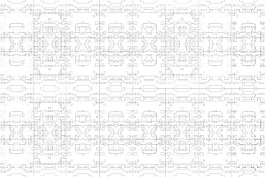 Soyut arkaplan. Monokrom dokusu. Beyaz arkaplanda siyah beyaz çizgiler.