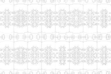 Soyut arkaplan. Monokrom dokusu. Beyaz arkaplanda siyah beyaz çizgiler.