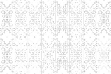 Soyut arkaplan. Monokrom dokusu. Beyaz arkaplanda siyah beyaz çizgiler.