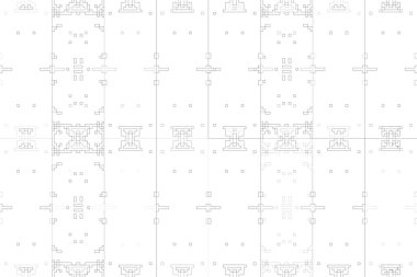 Soyut arkaplan. Monokrom dokusu. Beyaz arkaplanda siyah beyaz çizgiler.