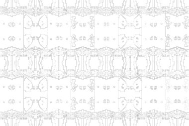 Soyut arkaplan. Monokrom dokusu. Beyaz arkaplanda siyah beyaz çizgiler.