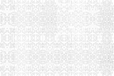 Soyut arkaplan. Monokrom dokusu. Beyaz arkaplanda siyah beyaz çizgiler.