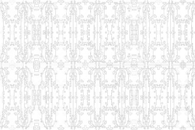 Soyut arkaplan. Monokrom dokusu. Beyaz arkaplanda siyah beyaz çizgiler.