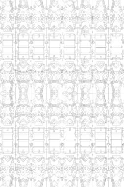 Soyut arkaplan. Monokrom dokusu. Beyaz arkaplanda siyah beyaz çizgiler.