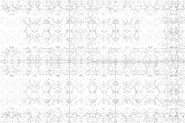 Soyut arkaplan. Monokrom dokusu. Beyaz arkaplanda siyah beyaz çizgiler.