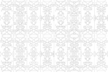 Soyut arkaplan. Monokrom dokusu. Beyaz arkaplanda siyah beyaz çizgiler.