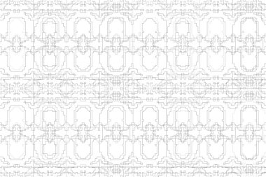 Soyut arkaplan. Monokrom dokusu. Beyaz arkaplanda siyah beyaz çizgiler.