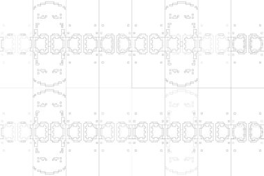 Soyut arkaplan. Monokrom dokusu. Beyaz arkaplanda siyah beyaz çizgiler.