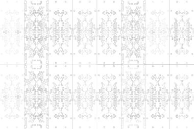 Soyut arkaplan. Monokrom dokusu. Beyaz arkaplanda siyah beyaz çizgiler.