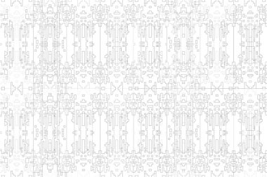 Soyut arkaplan. Monokrom dokusu. Beyaz arkaplanda siyah beyaz çizgiler.