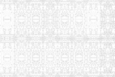 Soyut arkaplan. Monokrom dokusu. Beyaz arkaplanda siyah beyaz çizgiler.