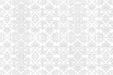 Soyut arkaplan. Monokrom dokusu. Beyaz arkaplanda siyah beyaz çizgiler.