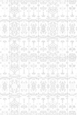 Soyut arkaplan. Monokrom dokusu. Beyaz arkaplanda siyah beyaz çizgiler.