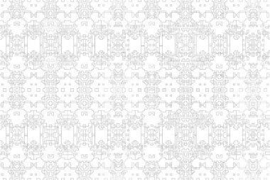 Soyut arkaplan. Monokrom dokusu. Beyaz arkaplanda siyah beyaz çizgiler.