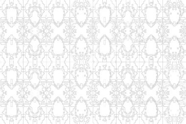 Soyut arkaplan. Monokrom dokusu. Beyaz arkaplanda siyah beyaz çizgiler.