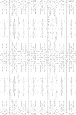 Soyut arkaplan. Monokrom dokusu. Beyaz arkaplanda siyah beyaz çizgiler.