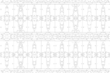 Soyut arkaplan. Monokrom dokusu. Beyaz arkaplanda siyah beyaz çizgiler.