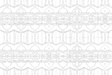 Soyut arkaplan. Monokrom dokusu. Beyaz arkaplanda siyah beyaz çizgiler.