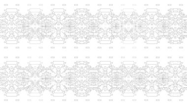Soyut arkaplan. Monokrom dokusu. Beyaz arkaplanda siyah beyaz çizgiler.