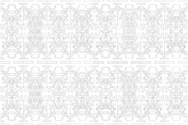 Soyut arkaplan. Monokrom dokusu. Beyaz arkaplanda siyah beyaz çizgiler.