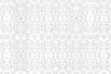 Soyut arkaplan. Monokrom dokusu. Beyaz arkaplanda siyah beyaz çizgiler.