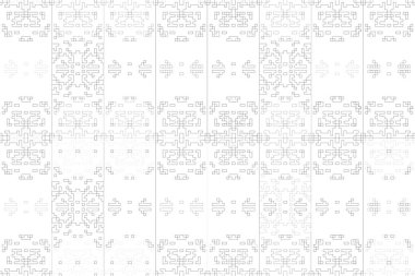 Soyut arkaplan. Monokrom dokusu. Beyaz arkaplanda siyah beyaz çizgiler.