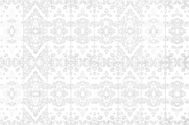 Soyut arkaplan. Monokrom dokusu. Beyaz arkaplanda siyah beyaz çizgiler.