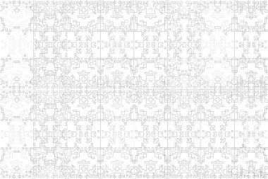 Soyut arkaplan. Monokrom dokusu. Beyaz arkaplanda siyah beyaz çizgiler.