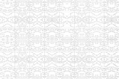 Soyut arkaplan. Monokrom dokusu. Beyaz arkaplanda siyah beyaz çizgiler.