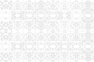 Soyut arkaplan. Monokrom dokusu. Beyaz arkaplanda siyah beyaz çizgiler.