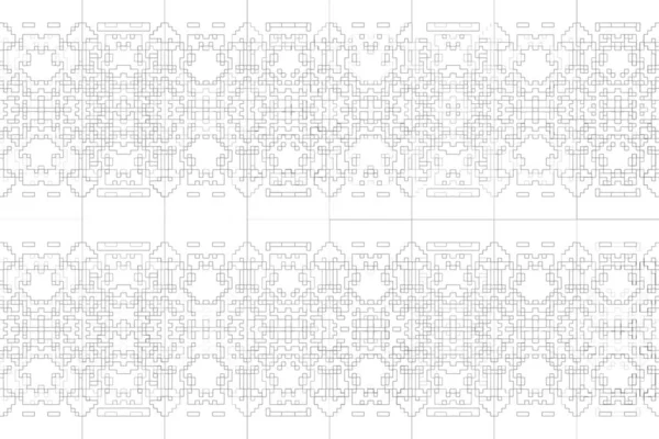 Sfondo Astratto Struttura Monocromatica Linee Bianco Nero Sfondo Bianco — Foto Stock