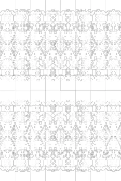 Sfondo Astratto Struttura Monocromatica Linee Bianco Nero Sfondo Bianco — Foto Stock