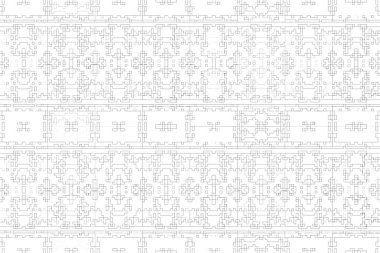 Soyut arkaplan. Monokrom dokusu. Beyaz arkaplanda siyah beyaz çizgiler.