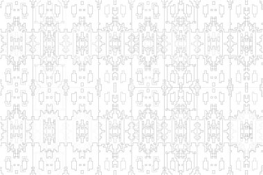 Soyut arkaplan. Monokrom dokusu. Beyaz arkaplanda siyah beyaz çizgiler.