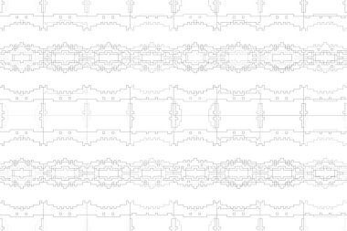 Soyut arkaplan. Monokrom dokusu. Beyaz arkaplanda siyah beyaz çizgiler.