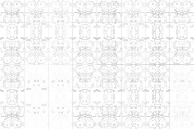 Soyut arkaplan. Monokrom dokusu. Beyaz arkaplanda siyah beyaz çizgiler.