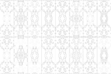 Soyut arkaplan. Monokrom dokusu. Beyaz arkaplanda siyah beyaz çizgiler.