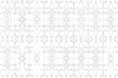 Soyut arkaplan. Monokrom dokusu. Beyaz arkaplanda siyah beyaz çizgiler.