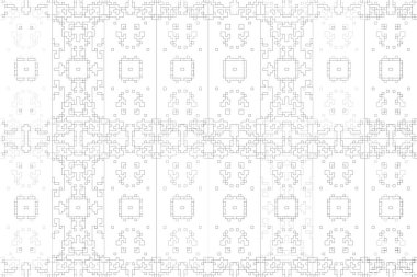 Soyut arkaplan. Monokrom dokusu. Beyaz arkaplanda siyah beyaz çizgiler.