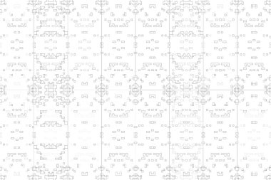 Soyut arkaplan. Monokrom dokusu. Beyaz arkaplanda siyah beyaz çizgiler.