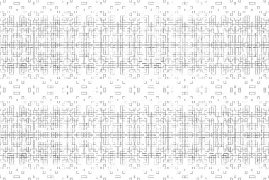 Soyut arkaplan. Monokrom dokusu. Beyaz arkaplanda siyah beyaz çizgiler.