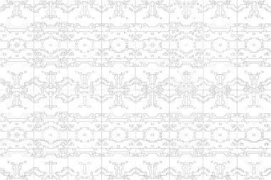 Soyut arkaplan. Monokrom dokusu. Beyaz arkaplanda siyah beyaz çizgiler.