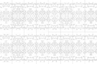 Soyut arkaplan. Monokrom dokusu. Beyaz arkaplanda siyah beyaz çizgiler.