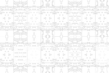 Soyut arkaplan. Monokrom dokusu. Beyaz arkaplanda siyah beyaz çizgiler.