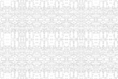 Soyut arkaplan. Monokrom dokusu. Beyaz arkaplanda siyah beyaz çizgiler.