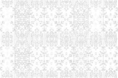 Soyut arkaplan. Monokrom dokusu. Beyaz arkaplanda siyah beyaz çizgiler.