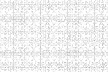 Soyut arkaplan. Monokrom dokusu. Beyaz arkaplanda siyah beyaz çizgiler.