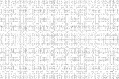 Soyut arkaplan. Monokrom dokusu. Beyaz arkaplanda siyah beyaz çizgiler.